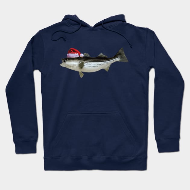 Funny Christmas PJ Shirts | Christmas Bass Fishing T-Shirt & Gifts Hoodie by teemaniac